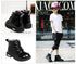 Patent Leather Martin Boots