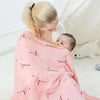100% cotton newborn swaddle blanket
