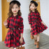 Buffalo Plaid A-Line Dress
