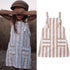 Striped Overall Dress